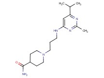 1-{3-[(6-isopropyl-2-methylpyrimidin-4-yl)amino]propyl}piperidine-4-carboxamide