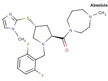 1-{(4R)-1-(2,6-difluorobenzyl)-4-[(1-methyl-1H-imidazol-2-yl)thio]-L-prolyl}-4-methyl-1,4-diazepane