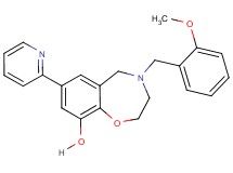 4-(2-methoxybenzyl)-7-(2-pyridinyl)-2,3,4,5-tetrahydro-1,4-benzoxazepin-9-ol