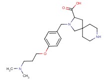 2-{4-[3-(dimethylamino)propoxy]benzyl}-2,8-diazaspiro[4.5]decane-3-carboxylic acid