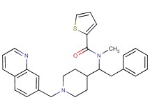 N-methyl-N-{2-phenyl-1-[1-(7-quinolinylmethyl)-4-piperidinyl]ethyl}-2-thiophenecarboxamide