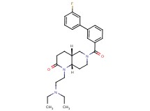 (4aR*,8aS*)-1-[2-(diethylamino)ethyl]-6-[(3'-fluoro-3-biphenylyl)carbonyl]octahydro-1,6-naphthyridin-2(1H)-one