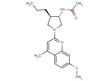 N-{(3S*,4R*)-1-[4-methyl-7-(methylthio)-2-quinolinyl]-4-propyl-3-pyrrolidinyl}acetamide