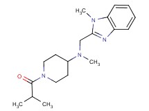 1-isobutyryl-N-methyl-N-[(1-methyl-1H-benzimidazol-2-yl)methyl]piperidin-4-amine
