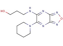 3-{[6-(1-piperidinyl)[1,2,5]oxadiazolo[3,4-b]pyrazin-5-yl]amino}-1-propanol