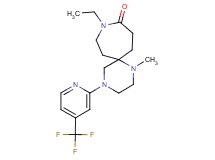 9-ethyl-1-methyl-4-[4-(trifluoromethyl)pyridin-2-yl]-1,4,9-triazaspiro[5.6]dodecan-10-one