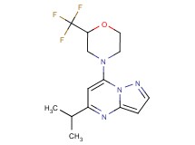 5-isopropyl-7-[2-(trifluoromethyl)-4-morpholinyl]pyrazolo[1,5-a]pyrimidine