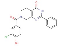 7-(3-chloro-4-hydroxybenzoyl)-2-phenyl-5,6,7,8-tetrahydropyrido[3,4-d]pyrimidin-4(3H)-one