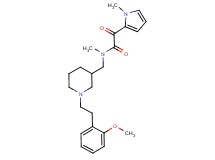 N-({1-[2-(2-methoxyphenyl)ethyl]piperidin-3-yl}methyl)-N-methyl-2-(1-methyl-1H-pyrrol-2-yl)-2-oxoacetamide