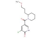 3-chloro-5-{[2-(3-methoxypropyl)-1-piperidinyl]carbonyl}-2(1H)-pyridinone