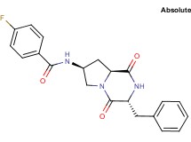 N-[(3R,7S,8aS)-3-benzyl-1,4-dioxooctahydropyrrolo[1,2-a]pyrazin-7-yl]-4-fluorobenzamide