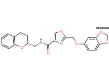 2-[(1,3-benzodioxol-5-yloxy)methyl]-N-[(2R)-3,4-dihydro-2H-chromen-2-ylmethyl]-1,3-oxazole-4-carboxamide