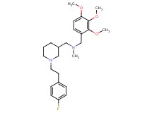 ({1-[2-(4-fluorophenyl)ethyl]-3-piperidinyl}methyl)methyl(2,3,4-trimethoxybenzyl)amine