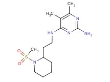 5,6-dimethyl-N~4~-{2-[1-(methylsulfonyl)piperidin-2-yl]ethyl}pyrimidine-2,4-diamine