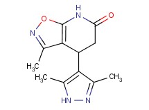 4-(3,5-dimethyl-1H-pyrazol-4-yl)-3-methyl-4,7-dihydroisoxazolo[5,4-b]pyridin-6(5H)-one
