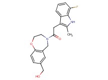{4-[(7-fluoro-2-methyl-1H-indol-3-yl)acetyl]-2,3,4,5-tetrahydro-1,4-benzoxazepin-7-yl}methanol