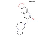 7-[(9aS)-hexahydro-1H-pyrrolo[1,2-a][1,4]diazepin-2(3H)-ylmethyl][1,3]dioxolo[4,5-g]quinolin-6-ol