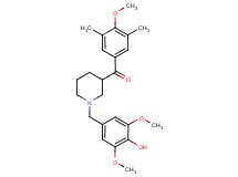 [1-(4-hydroxy-3,5-dimethoxybenzyl)-3-piperidinyl](4-methoxy-3,5-dimethylphenyl)methanone