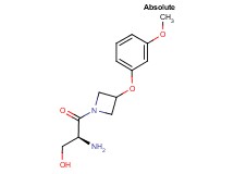 (2S)-2-amino-3-[3-(3-methoxyphenoxy)-1-azetidinyl]-3-oxo-1-propanol hydrochloride