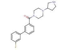 1-[(3'-fluoro-3-biphenylyl)carbonyl]-4-(3-pyrrolidinyl)piperazine dihydrochloride