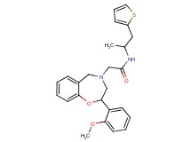 2-[2-(2-methoxyphenyl)-2,3-dihydro-1,4-benzoxazepin-4(5H)-yl]-N-[1-methyl-2-(2-thienyl)ethyl]acetamide