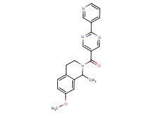 7-methoxy-1-methyl-2-[(2-pyridin-3-ylpyrimidin-5-yl)carbonyl]-1,2,3,4-tetrahydroisoquinoline