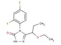 4-(2,4-difluorophenyl)-5-(1-ethoxypropyl)-2,4-dihydro-3H-1,2,4-triazol-3-one