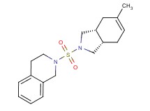 2-{[(3aR*,7aS*)-5-methyl-1,3,3a,4,7,7a-hexahydro-2H-isoindol-2-yl]sulfonyl}-1,2,3,4-tetrahydroisoquinoline
