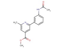 methyl 2-[3-(acetylamino)phenyl]-6-methylisonicotinate