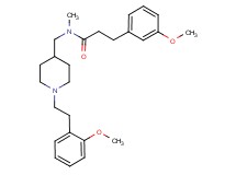 3-(3-methoxyphenyl)-N-({1-[2-(2-methoxyphenyl)ethyl]-4-piperidinyl}methyl)-N-methylpropanamide