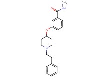 N-methyl-3-{[1-(2-phenylethyl)piperidin-4-yl]oxy}benzamide