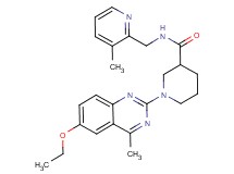 1-(6-ethoxy-4-methyl-2-quinazolinyl)-N-[(3-methyl-2-pyridinyl)methyl]-3-piperidinecarboxamide