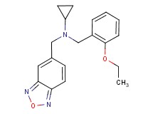 (2,1,3-benzoxadiazol-5-ylmethyl)cyclopropyl(2-ethoxybenzyl)amine