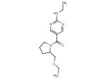 5-{[2-(ethoxymethyl)-1-pyrrolidinyl]carbonyl}-N-ethyl-2-pyrimidinamine