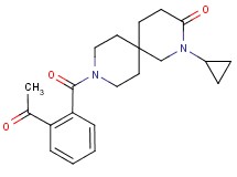 9-(2-acetylbenzoyl)-2-cyclopropyl-2,9-diazaspiro[5.5]undecan-3-one