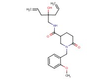 N-(2-allyl-2-hydroxy-4-penten-1-yl)-1-(2-methoxybenzyl)-6-oxo-3-piperidinecarboxamide