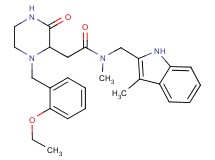 2-[1-(2-ethoxybenzyl)-3-oxo-2-piperazinyl]-N-methyl-N-[(3-methyl-1H-indol-2-yl)methyl]acetamide