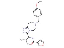 N-{1-[7-(4-methoxybenzyl)-6,7,8,9-tetrahydro-5H-[1,2,4]triazolo[4,3-d][1,4]diazepin-3-yl]-2-methylpropyl}-3-furamide