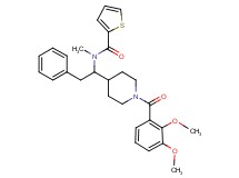 N-{1-[1-(2,3-dimethoxybenzoyl)-4-piperidinyl]-2-phenylethyl}-N-methyl-2-thiophenecarboxamide