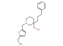 [1-[(5-ethyl-2-furyl)methyl]-3-(3-phenylpropyl)-3-piperidinyl]methanol