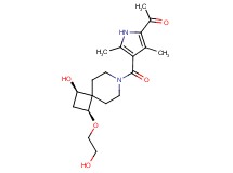 1-(4-{[(1R*,3S*)-1-hydroxy-3-(2-hydroxyethoxy)-7-azaspiro[3.5]non-7-yl]carbonyl}-3,5-dimethyl-1H-pyrrol-2-yl)ethanone