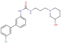 N-(3'-chlorobiphenyl-3-yl)-N'-[3-(3-hydroxypiperidin-1-yl)propyl]urea