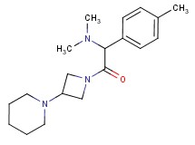 N,N-dimethyl-1-(4-methylphenyl)-2-oxo-2-[3-(1-piperidinyl)-1-azetidinyl]ethanamine