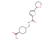 trans-4-[({[5-(tetrahydro-2-furanyl)-2-thienyl]carbonyl}amino)methyl]cyclohexanecarboxylic acid