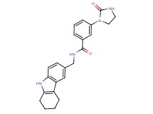 3-(2-oxoimidazolidin-1-yl)-N-(2,3,4,9-tetrahydro-1H-carbazol-6-ylmethyl)benzamide