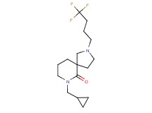7-(cyclopropylmethyl)-2-(4,4,4-trifluorobutyl)-2,7-diazaspiro[4.5]decan-6-one