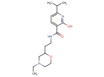 N-[2-(4-ethyl-2-morpholinyl)ethyl]-2-hydroxy-6-isopropylnicotinamide