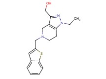 [5-(1-benzothien-2-ylmethyl)-1-ethyl-4,5,6,7-tetrahydro-1H-pyrazolo[4,3-c]pyridin-3-yl]methanol
