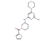 N~4~-[1-(2-furoyl)piperidin-3-yl]-6-morpholin-4-ylpyrimidine-2,4-diamine