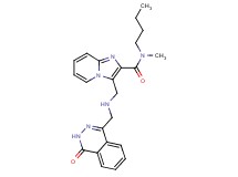 N-butyl-N-methyl-3-({[(4-oxo-3,4-dihydro-1-phthalazinyl)methyl]amino}methyl)imidazo[1,2-a]pyridine-2-carboxamide